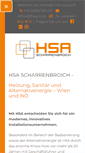 Mobile Screenshot of hsa.co.at