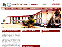 Tablet Screenshot of hsa.edu.pk